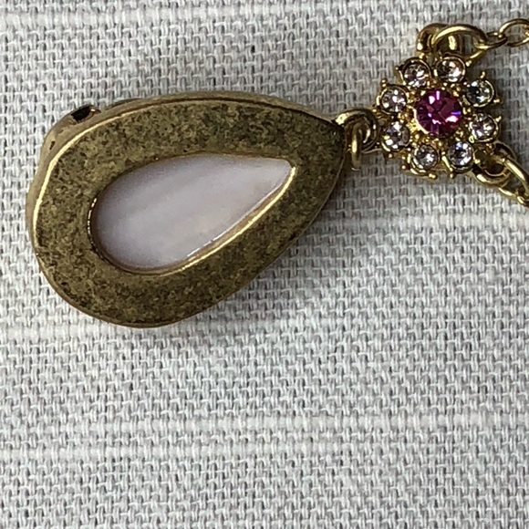 Carolee Blush Cameo Rose Necklace - Picture 5 of 14